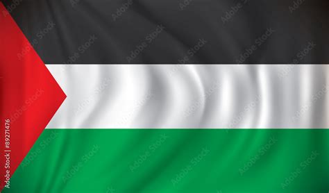 Flag of Gaza Strip Stock Vector | Adobe Stock