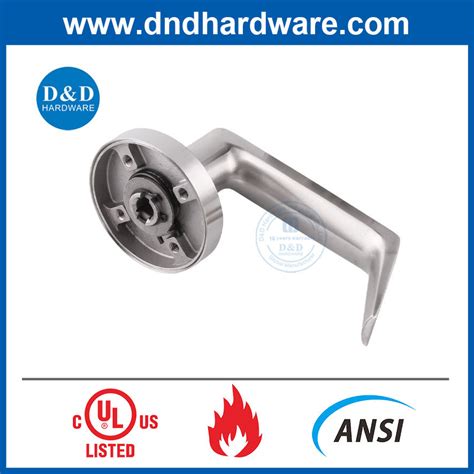 American Style SS304 SS316 Solid Lever Handle For Fire Rated Doors