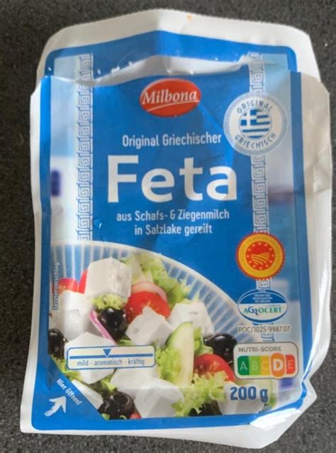 Original Greek Feta Cheese Milbona Kal Rie Kj A Nutri N Hodnoty