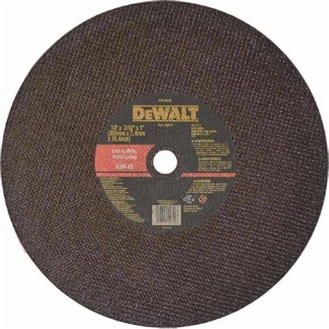 Discos De Corte De Metal Para Tronzadora Dewalt