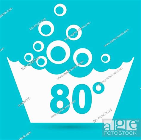 Set Of Washing Symbols Icon Stock Vector Vector And Low Budget