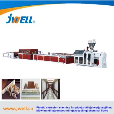 Plastic PVC Ceiling Wall Panel Profile Extruding Extruder Extrusion