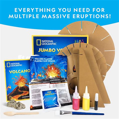 National Geographic Jumbo Volcano Science Kit Think Blue Marble