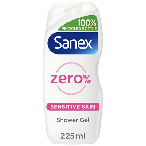 Sanex 2 in 1 Sensitive Skin Shower Gel 225ml | Wilko