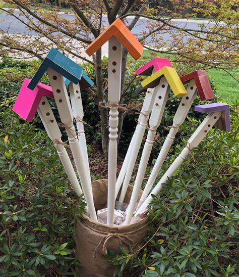 Excited To Share This Item From My Etsy Shop Birdhouse Garden Stakes