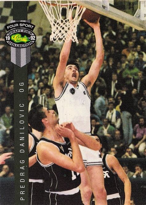 1992 Classic Four Sport #75 Predrag Danilovic | Trading Card Database