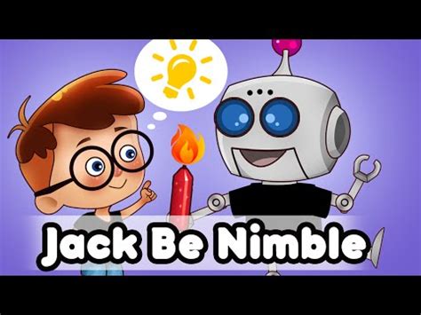 Nursery Rhymes TV: Jack Be Nimble lyrics song with vocal | Nursery ...