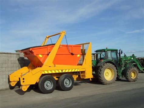 Yellow Skip Trailer Hennessy Engineering