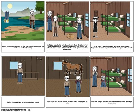 Of Mice And Men Storyboard By 491105d5