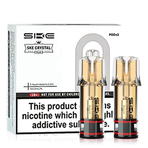 Crystal Plus Prefilled Pods 2 Pack By Ske Evolution Vaping