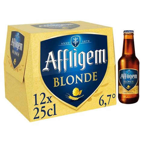 Pack de bière cuvée blonde d abbaye Affligem 6 7 12 x 25 cl La