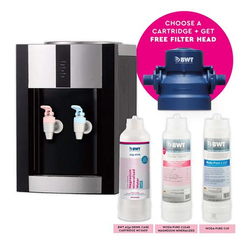 Water Dispenser Aqa Drink Countertop Hot Cold Model E Sd Ch Black H O Bwt