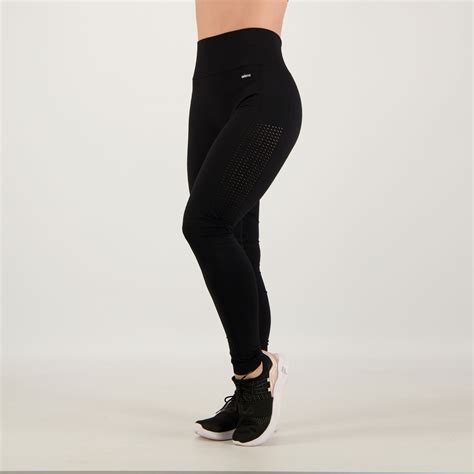 Cal A Legging Selene Sem Costura Preta Futfanatics