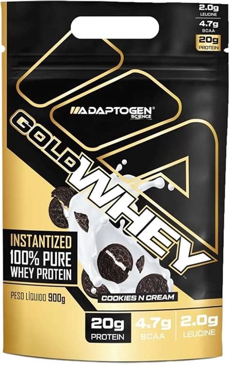 Gold Whey G Refil Adaptogen Sabor Cookies Amazon Br