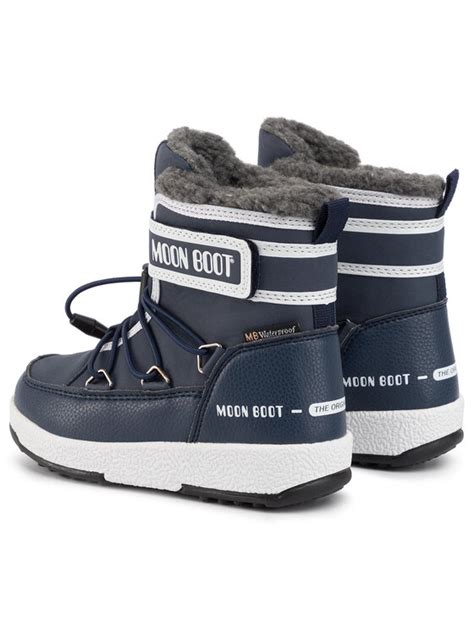 Moon Boot Stivali Da Neve Jr Boy Boot Wp 34051600003 M Blu Scuro