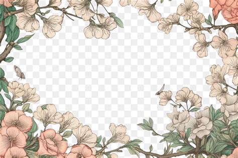 Tropical Botanical Frame Design Illustration Png Images Free Photos