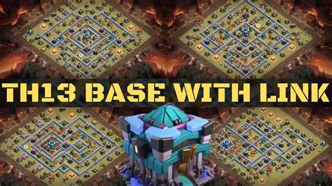 Town Hall 13 Base With Link Th 13 Base Layout Clash Of Clans Th13