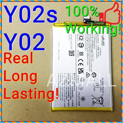 Real Long Lasting NEW ORI Stable Battery B W1 BW1 For Vivo Y02s Y02