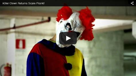 Reproducelo Los Videos Mas Impresionantes Killer Clown Returns Scare