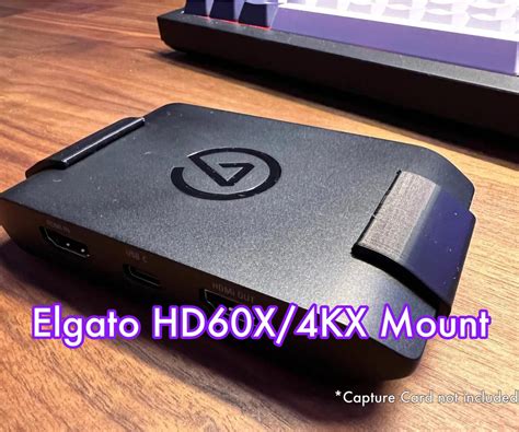 Elgato HD60X/4KX Mount - Etsy