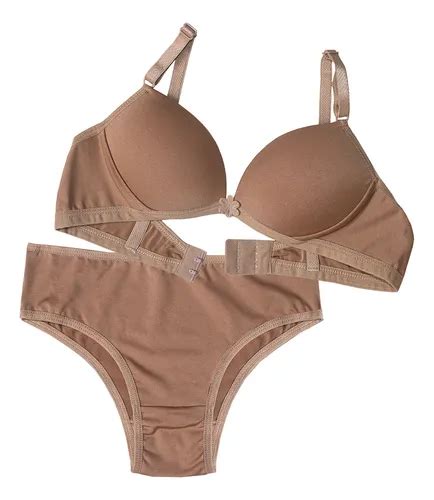Lingerie Menina Moça Microfibra Estampado E Liso C Bojo MercadoLivre