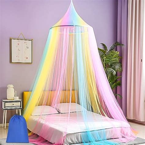 Mosquito Mesh Net Bed Canopy Curtains Hanging Dome Princess Bed Lace