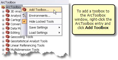 Using The ArcToolbox WindowHelp ArcGIS Desktop