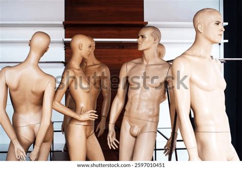 Group Naked Male Female Plastic Mannequins Stock Photo 2597010451 Shutterstock