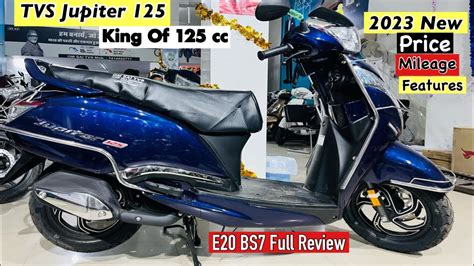 Tvs Jupiter Cc Top Model Blue Colour Details Review Price