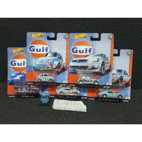 Jual Hot Wheels Hotwheels Gulf Series Set Mclaren Nissan Kenmeri Volkswagen Set Of Premium Car