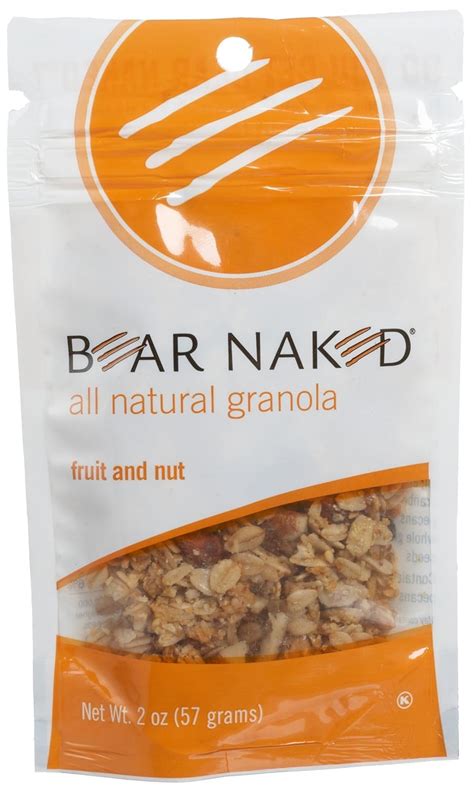 Amazon Bear Naked All Natural Granola Fruit And Nut 2 Ounce Pouches Pack Of 12 Granola