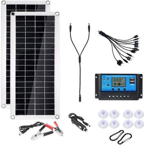 Kit De Panneau Solaire Monocristallin W V Syst Me Solaire Flexible