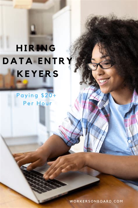 Hiring Data Entry Keyers Pays 20 Per Hour Workersonboard