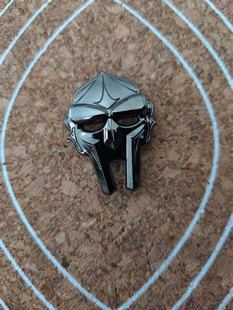 Mf Doom 3d Mask Black Nickel Lapel Pin 15 Etsy