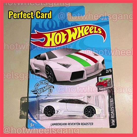 Hot Wheels Lamborghini Reventon Roadster White Variant Hot Wheels Collection Car Kereta Model