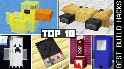 10 BEST Minecraft BUILD HACKS Of 2020 YouTube