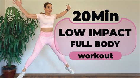 20 MINUTES LOW IMPACT FULL BODY WORKOUT CARDIO HIIT NO EQUIPMENT