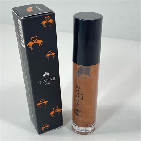 Shaina B Miami Makeup Shaina B Miami Flaminglow Liquid Highlighter In Nude Beach Makeup Face