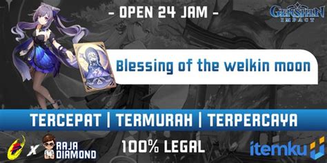 Beli Top Up Blessing Of The Welkin Moon Genshin Impact Terlengkap Dan