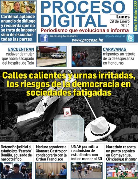 Portada Digital Lunes 29 De Enero 2024 Proceso Digital