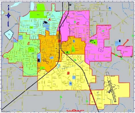 City of Bastrop, Louisiana | Council District Map