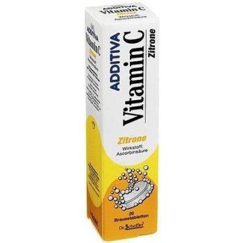 ADDITIVA VITAMIN C ZITRONE POR 1000MG TBL EFF 20 od 89 Kč Heureka cz