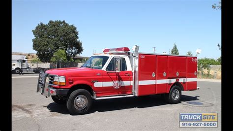 1993 Ford F450 Rescue Fire Truck For Sale By Truck Site Youtube