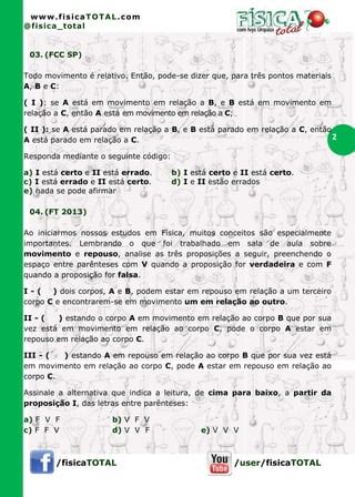 Lista Mec Cin 01 Conceitos Iniciais PDF