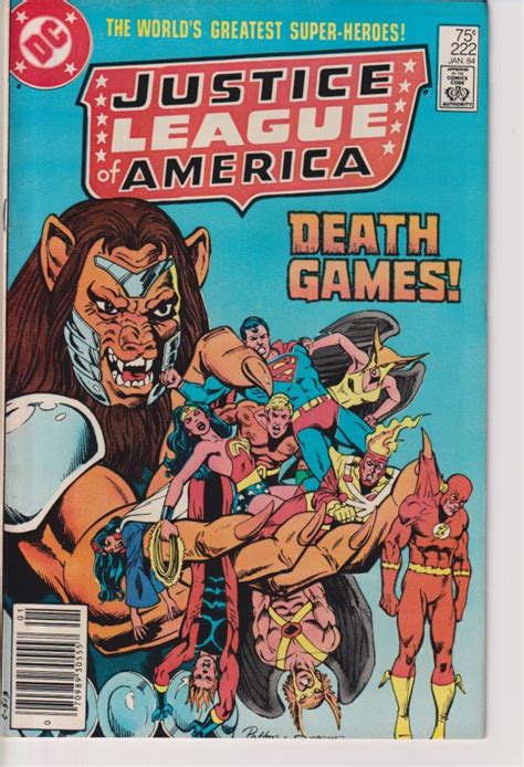 Dc Comics Justice League Of America 222 Comic Books Copper Age