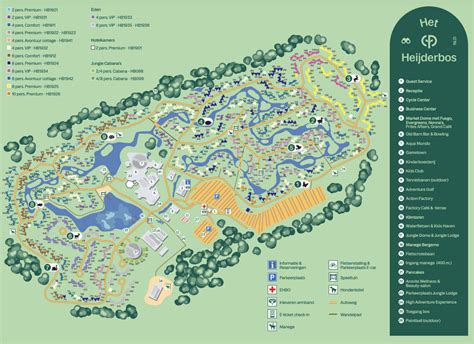 Center Parcs Het Heijderbos Plattegrond Map Vakantieparken Tips