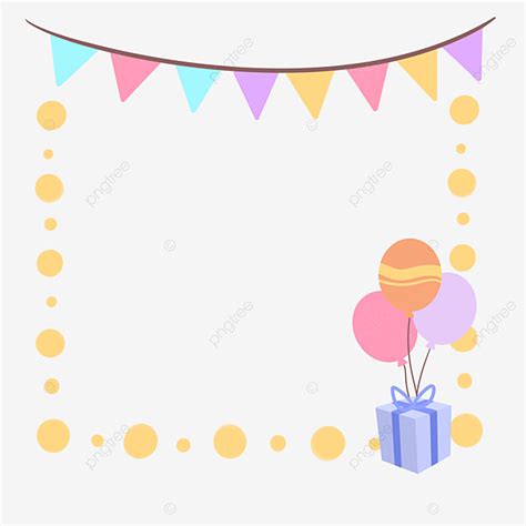 Gift Balloon White Transparent, Balloon Gift Yellow Border, Balloon ...