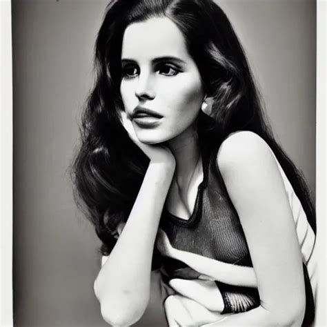 Portrait Of Lana Del Rey Photographed By Richard Avedon Stable