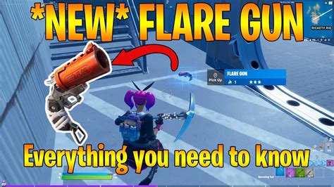 New Flare Gun In Fortnite Everything You Need To Know Youtube