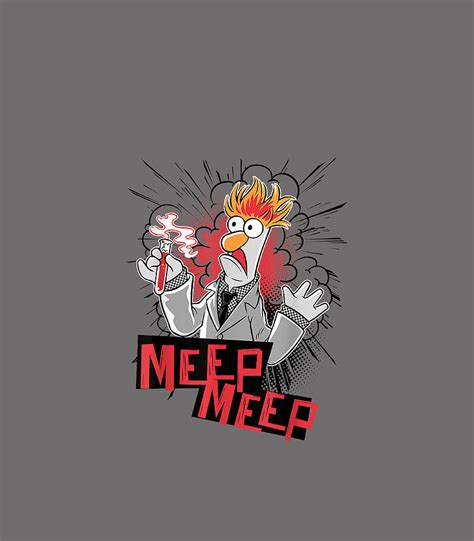 Disney The Muppets Beaker Meep Meep Digital Art by Barryf Apolo